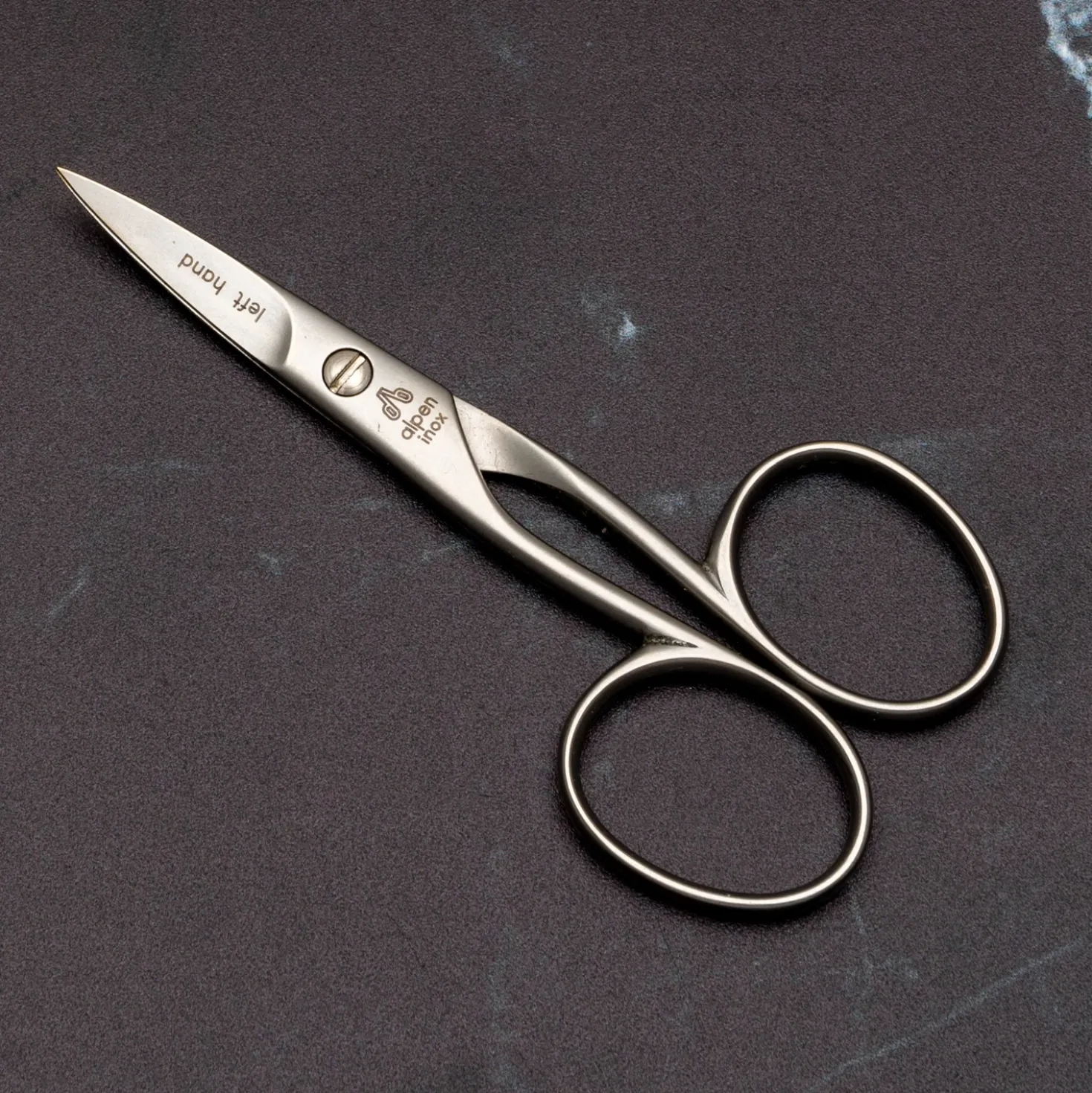 Alpen Gebogen Nagelschaar Linkshandig 3.5 inch RVS