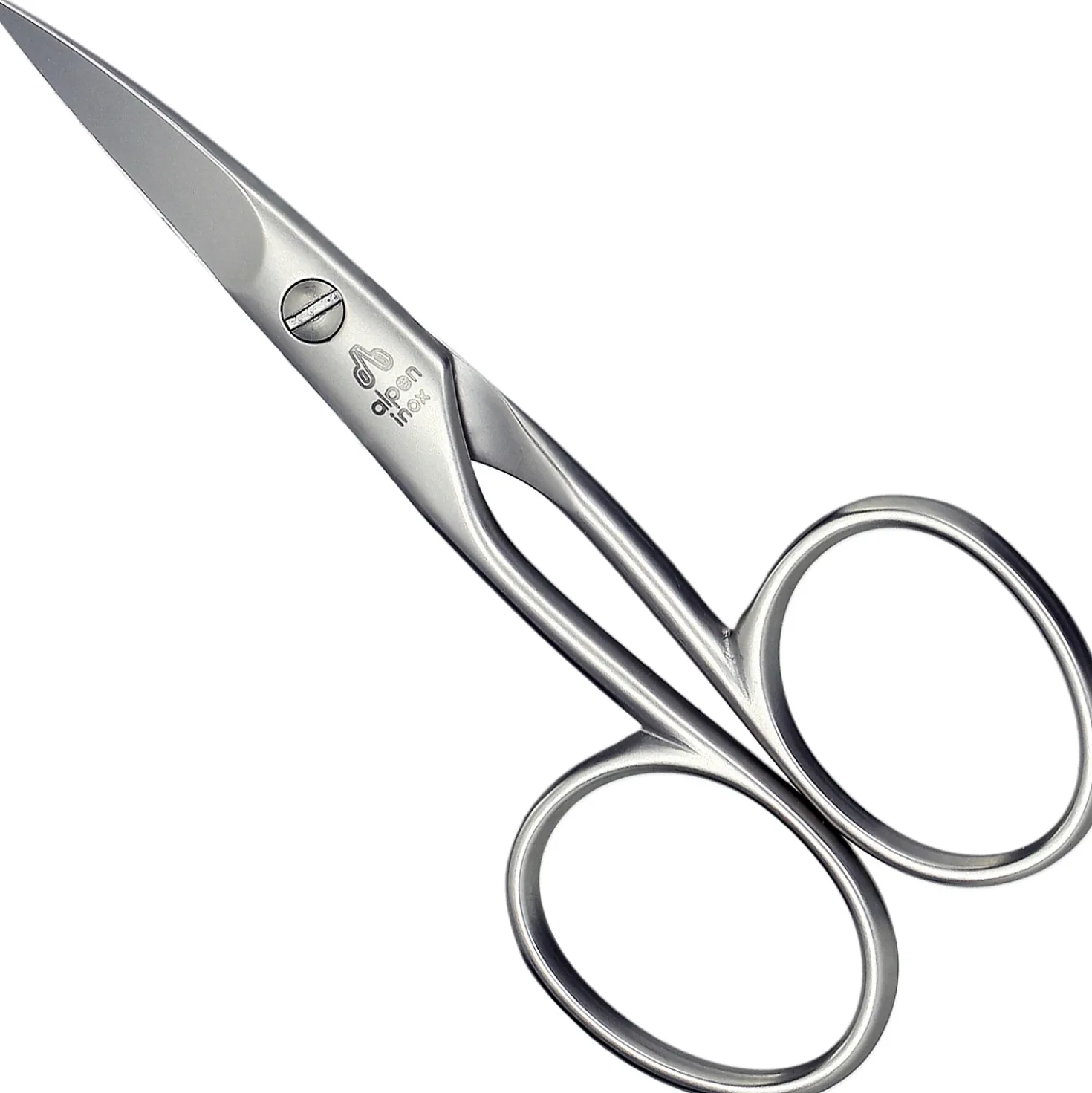 Alpen Gebogen Nagelschaar Linkshandig 3.5 inch RVS