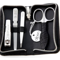 Alpen Manicureset 4-delig Zwart (6820R)
