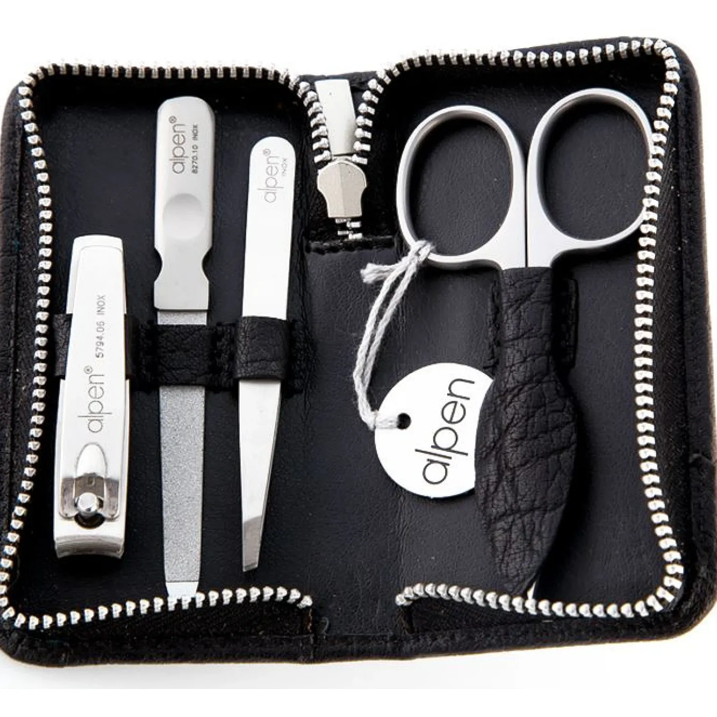 Alpen Manicureset 4-delig Zwart (6820R)