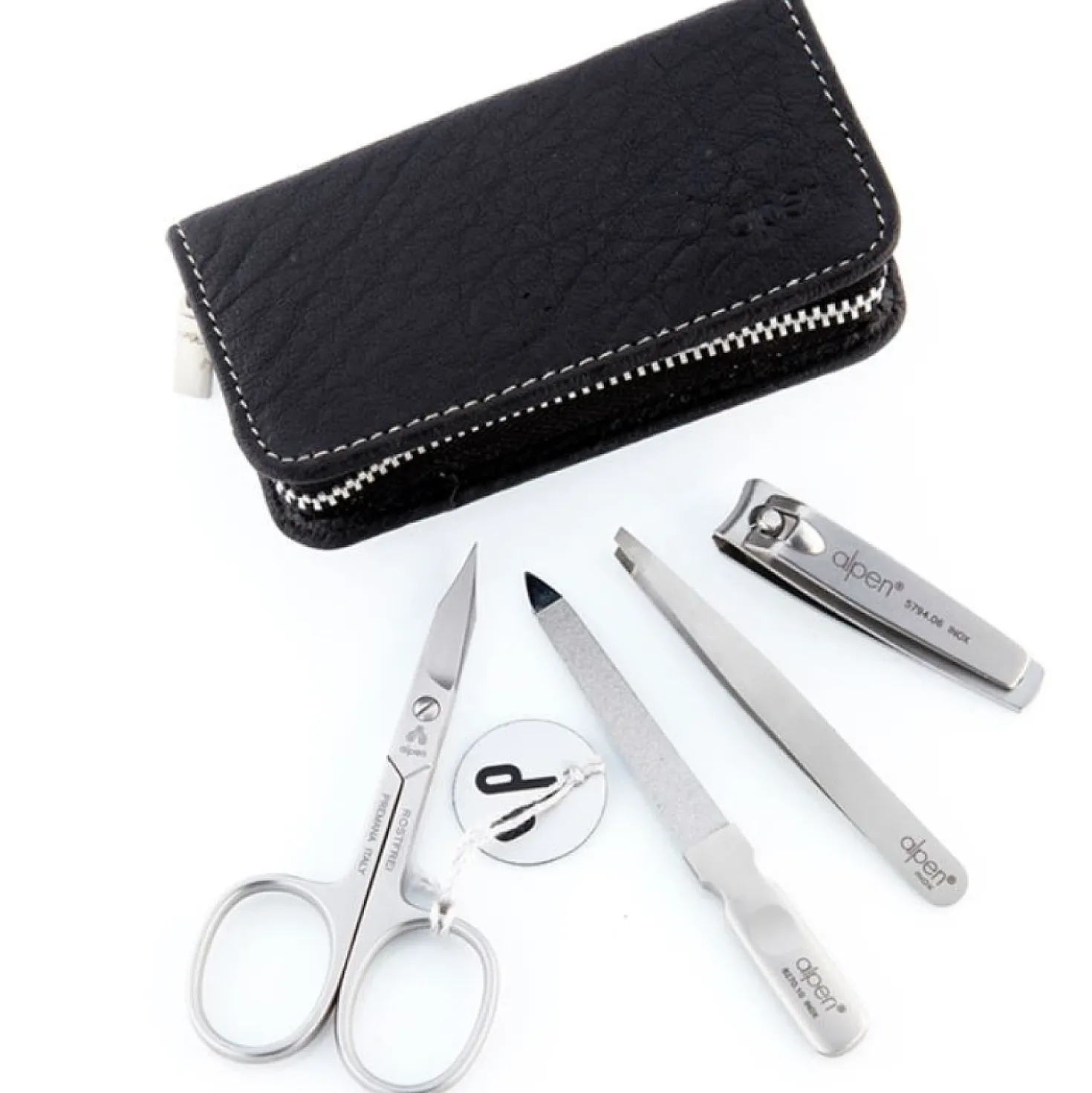 Alpen Manicureset 4-delig Zwart (6820R)