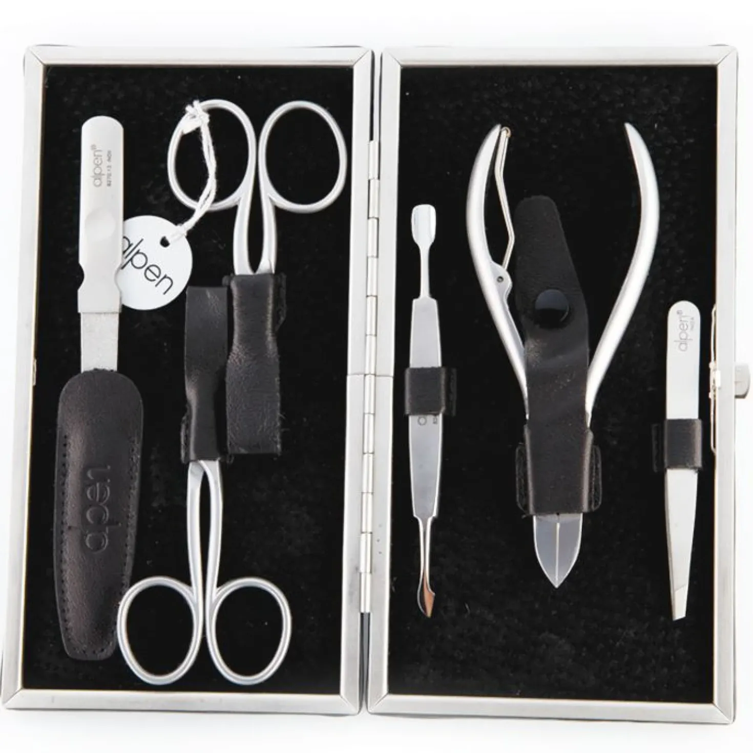 Alpen Manicure set 6-delig Zwart (6884r)