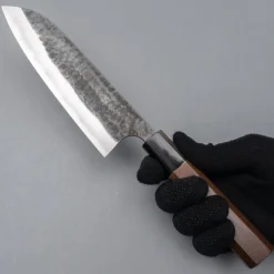 Anryu Knives Aogami Super Walnut Santoku 17 cm