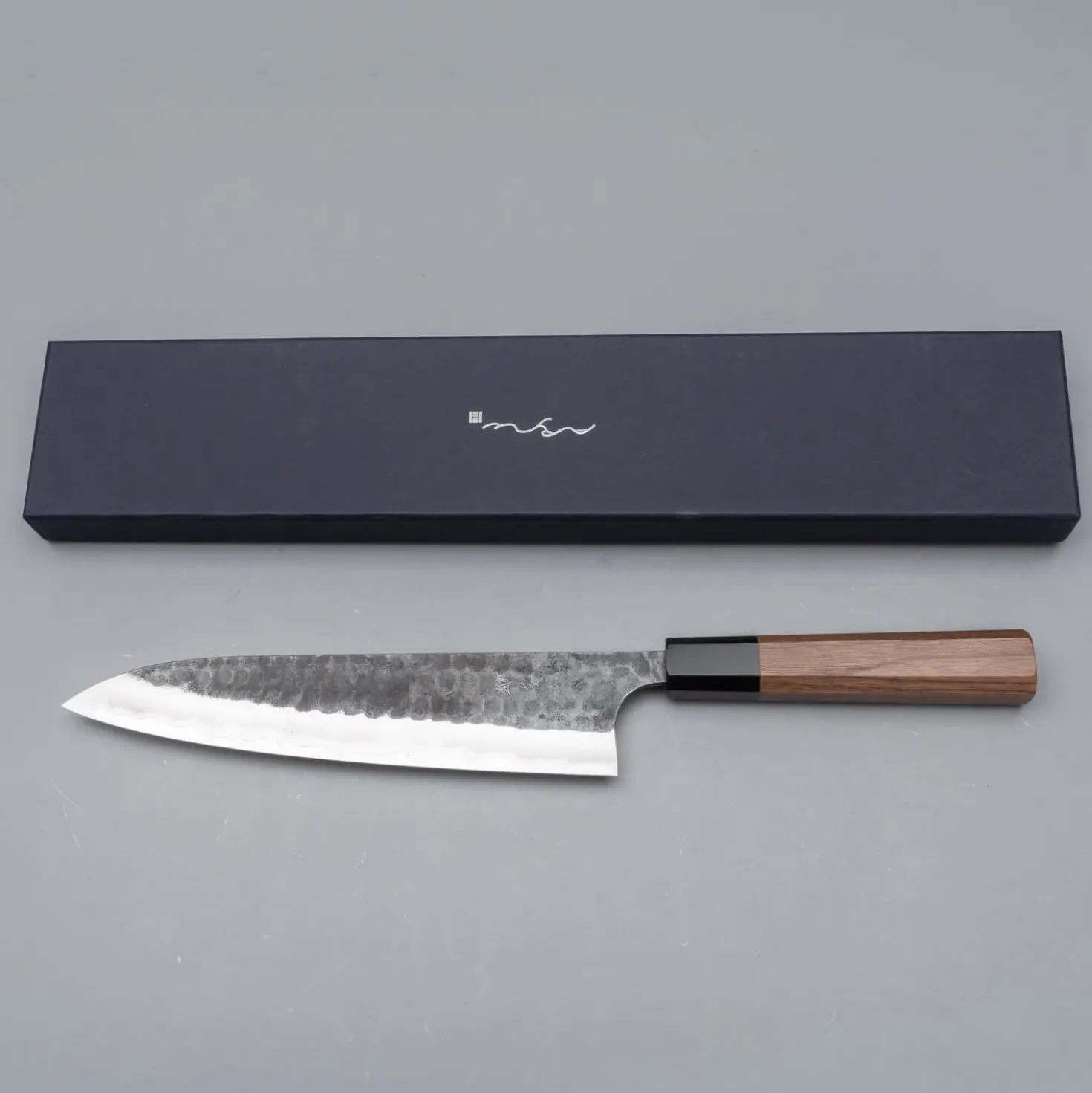 Anryu Knives Aogami Super Walnut Gyuto 21 cm