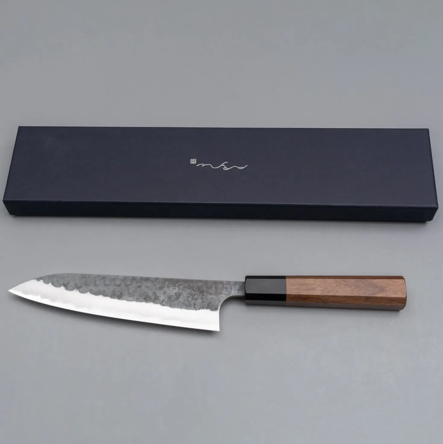 Anryu Knives Aogami Super Walnut Gyuto 18 cm