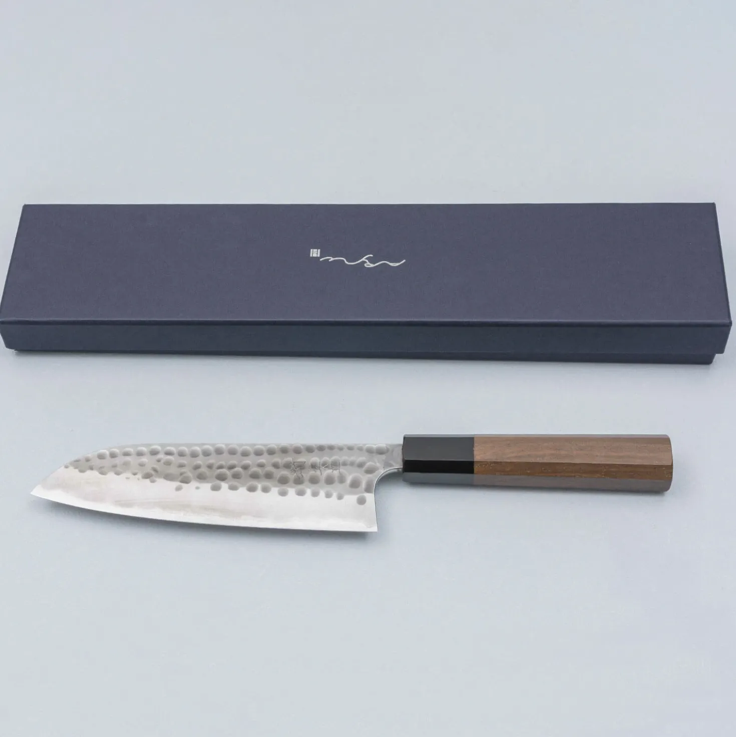 Anryu Knives Aogami #2 Walnut Santoku