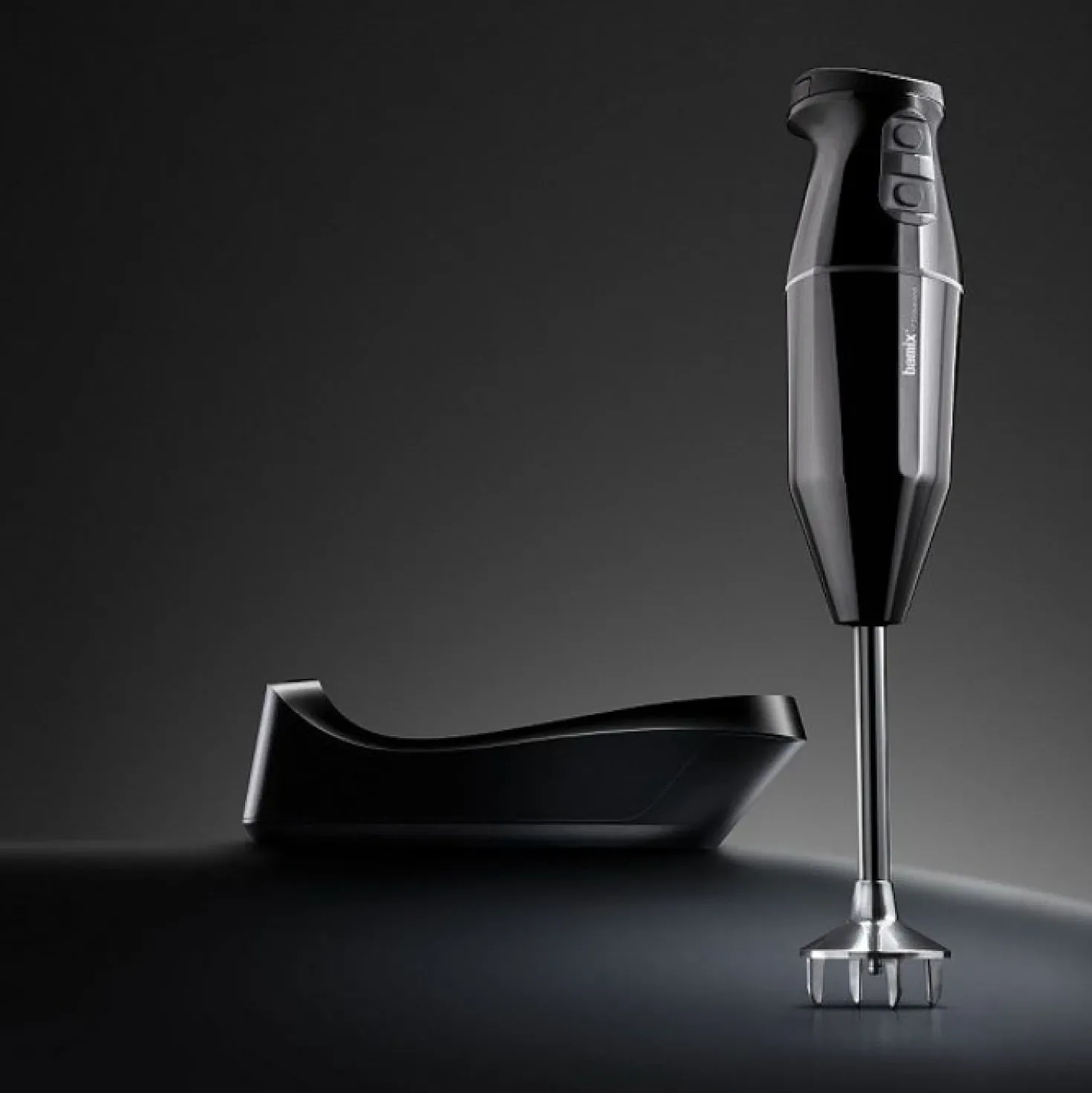 Bamix Cordless Plus Staafmixer Zwart