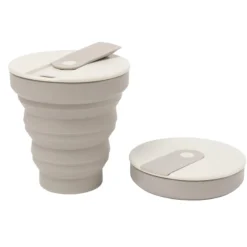Beewise Opvouwbare Reisbeker Lichtgrijs 355ml