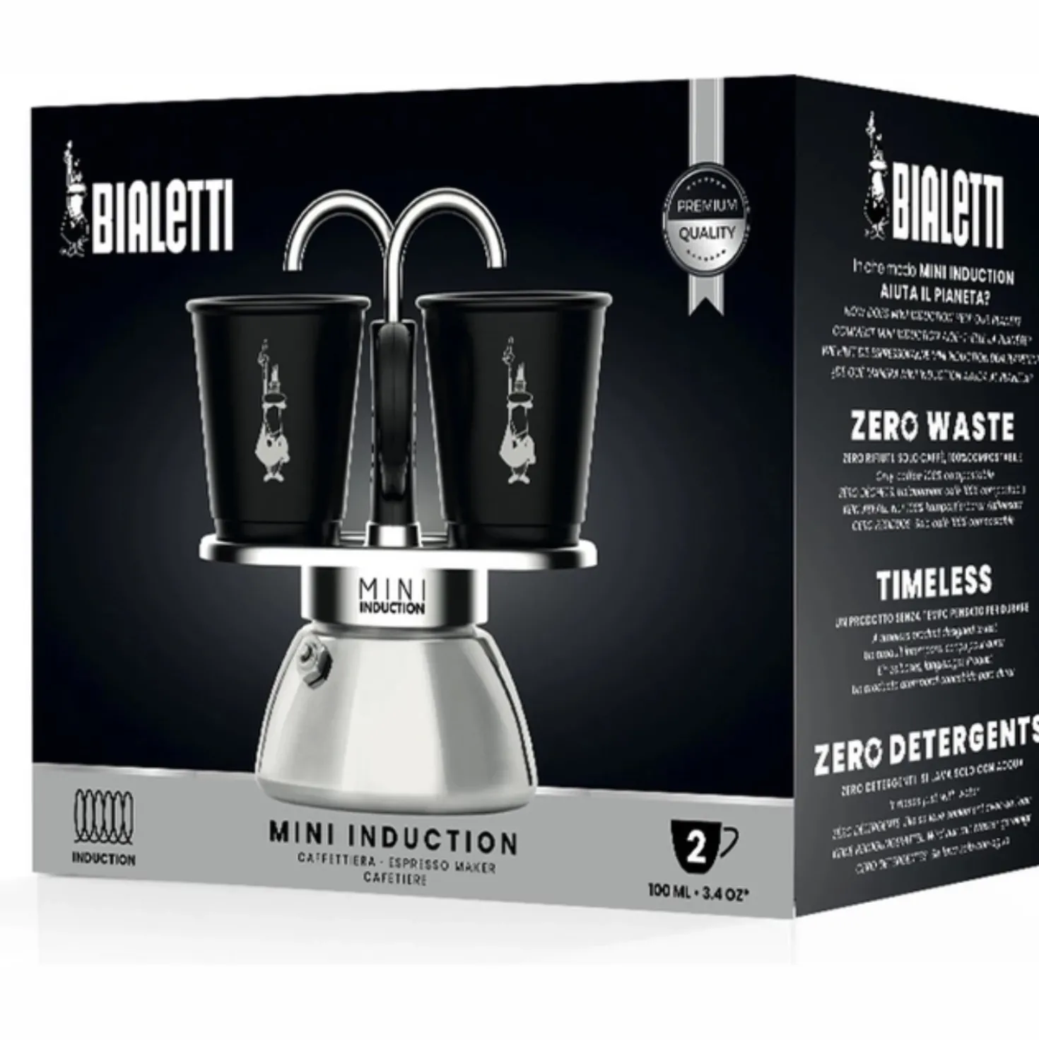 Bialetti Mini Express Inductie 2 Kops