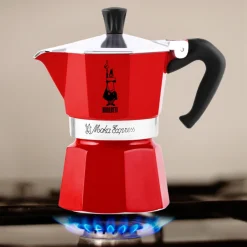 Bialetti Moka Color Rood 6 kops