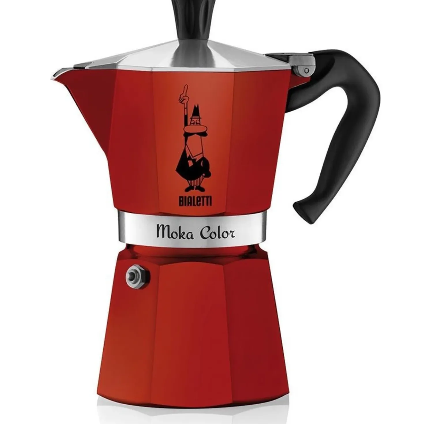 Bialetti Moka Color Rood 6 kops