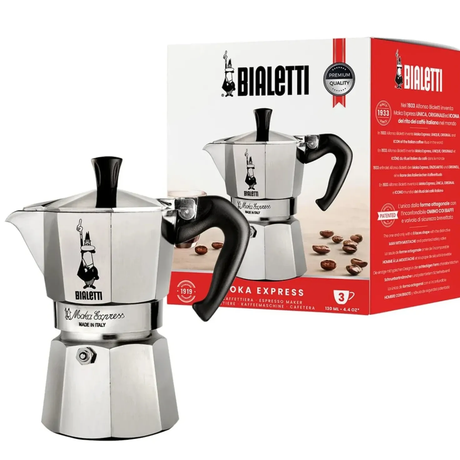 Bialetti Moka Express 3 kops