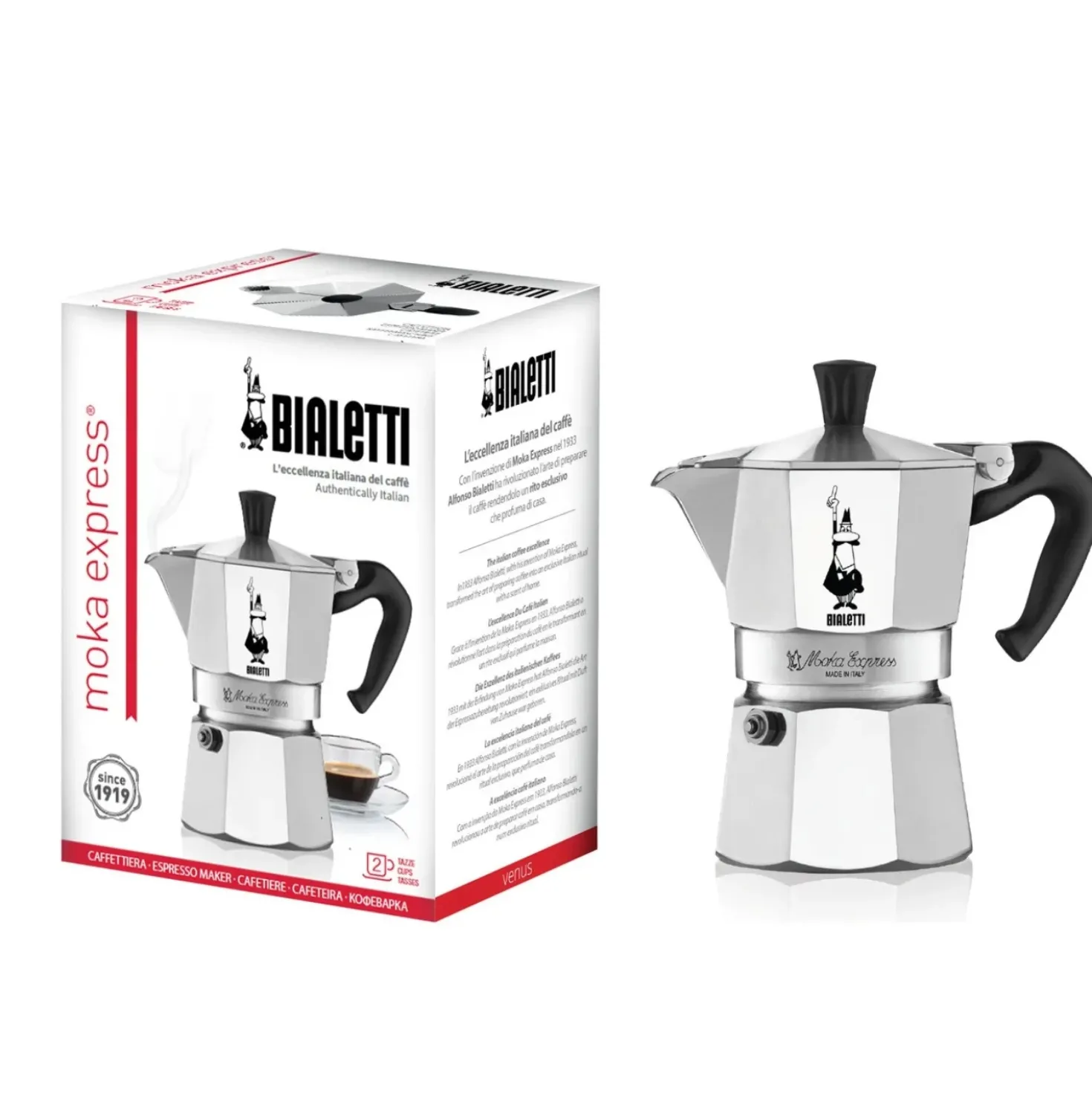 Bialetti Moka Express 2 kops