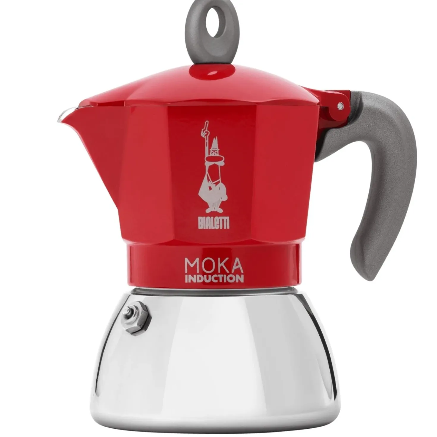 Bialetti Moka Induction Rood 6 Kops
