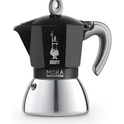Bialetti Moka Induction Zwart 6 kops