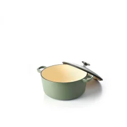 BK Bourgogne Gietijzeren Braadpan Olive Green 28 cm