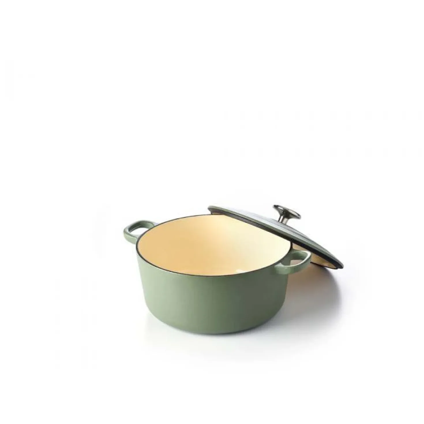 BK Bourgogne Gietijzeren Braadpan Olive Green 28 cm