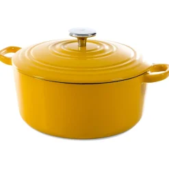 BK Bourgogne Gietijzeren Braadpan Sunny Yellow 24 cm