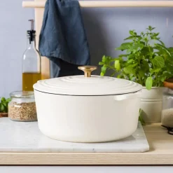 BK Bourgogne Gietijzeren Braadpan Cream White 28 cm
