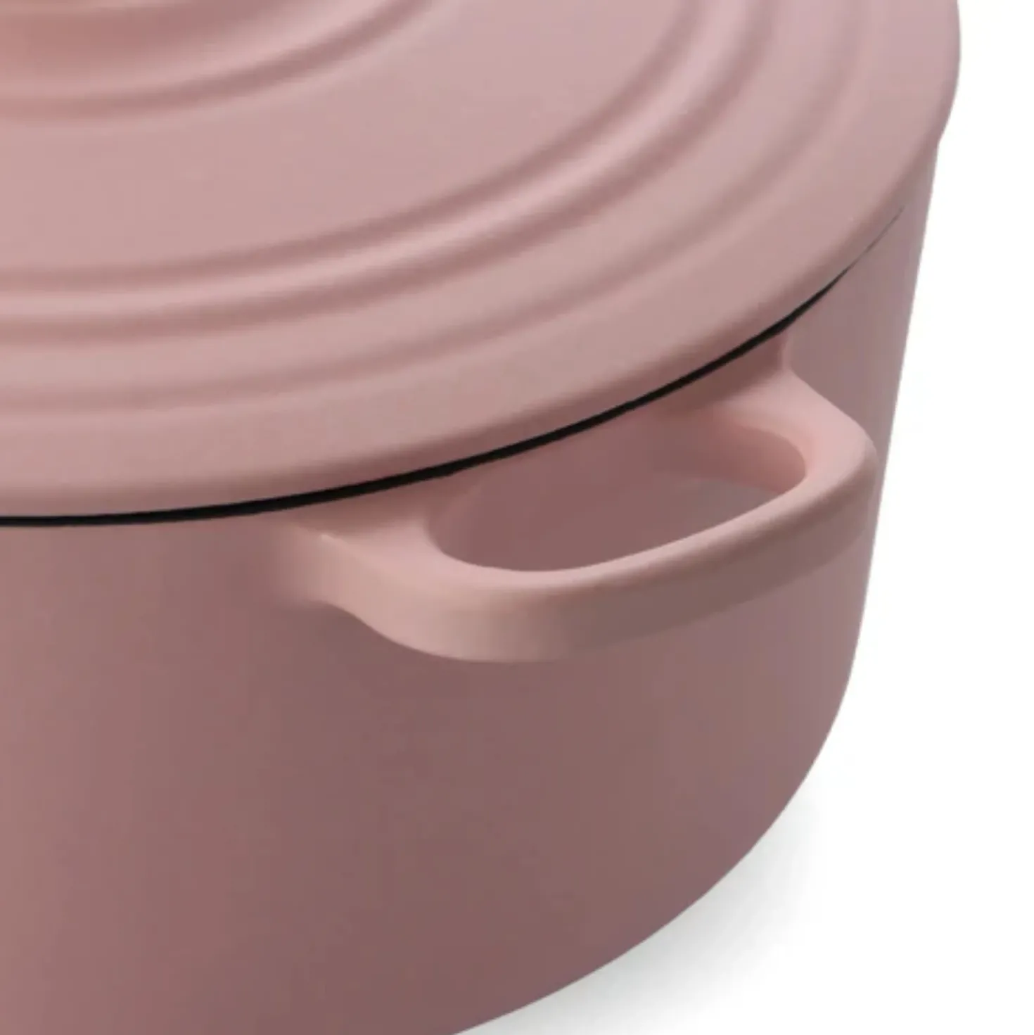 BK Bourgogne Gietijzeren Braadpan Blush Pink 24 cm
