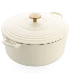 BK Bourgogne Gietijzeren Braadpan Cream White 24 cm