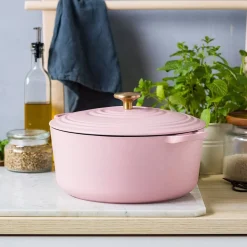 BK Bourgogne Gietijzeren Braadpan Blush Pink 28 cm
