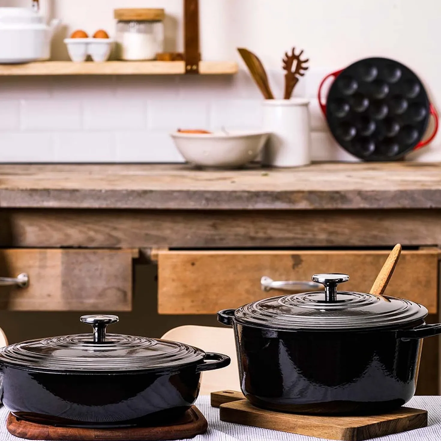 BK Bourgogne lage braadpan 28 cm jet Black
