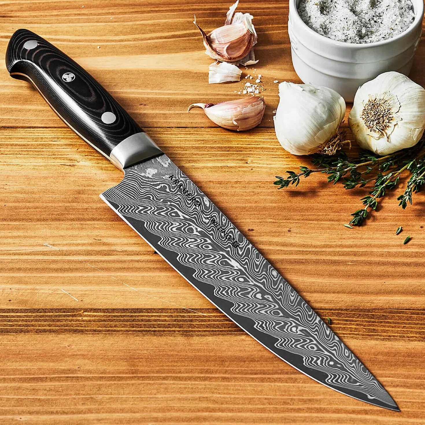 Bob Kramer Euro Stainless Narrow Gyuto 20 cm