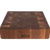 Boos Blocks Rond Hakblok Walnoothout 37 x 37 x 7.5 cm