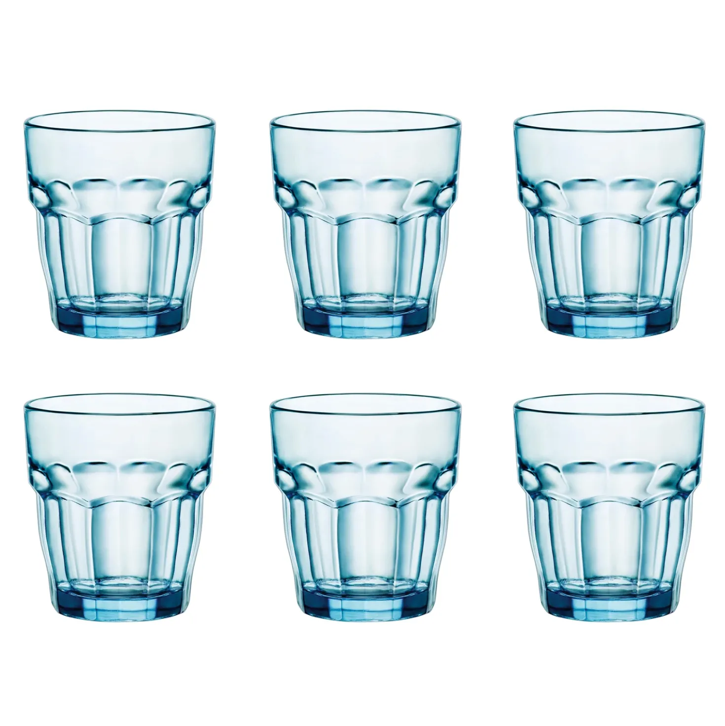 Bormioli Drinkglas- Ice Rock Bar Blauw (6 stuks)