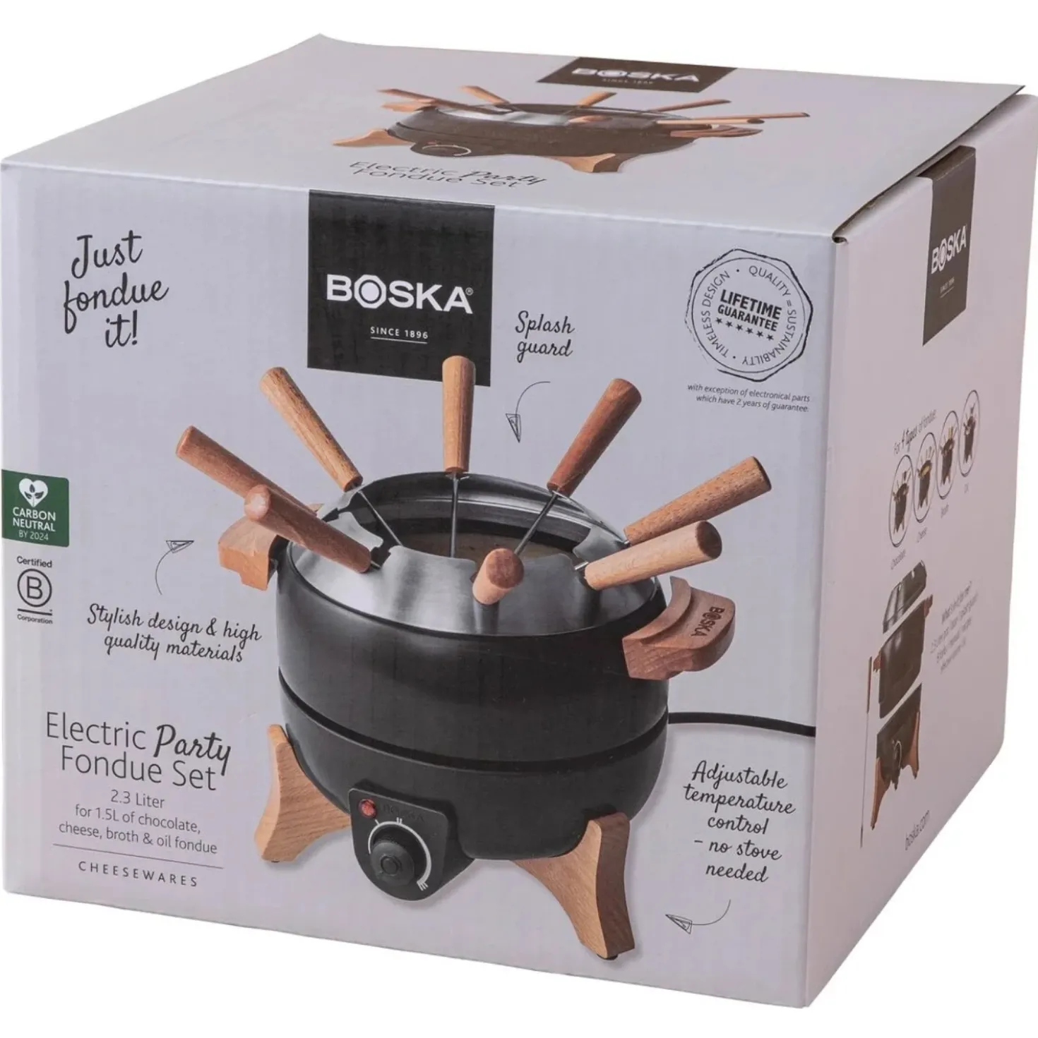 Boska Party Elektrische Fondueset 2,3 Liter