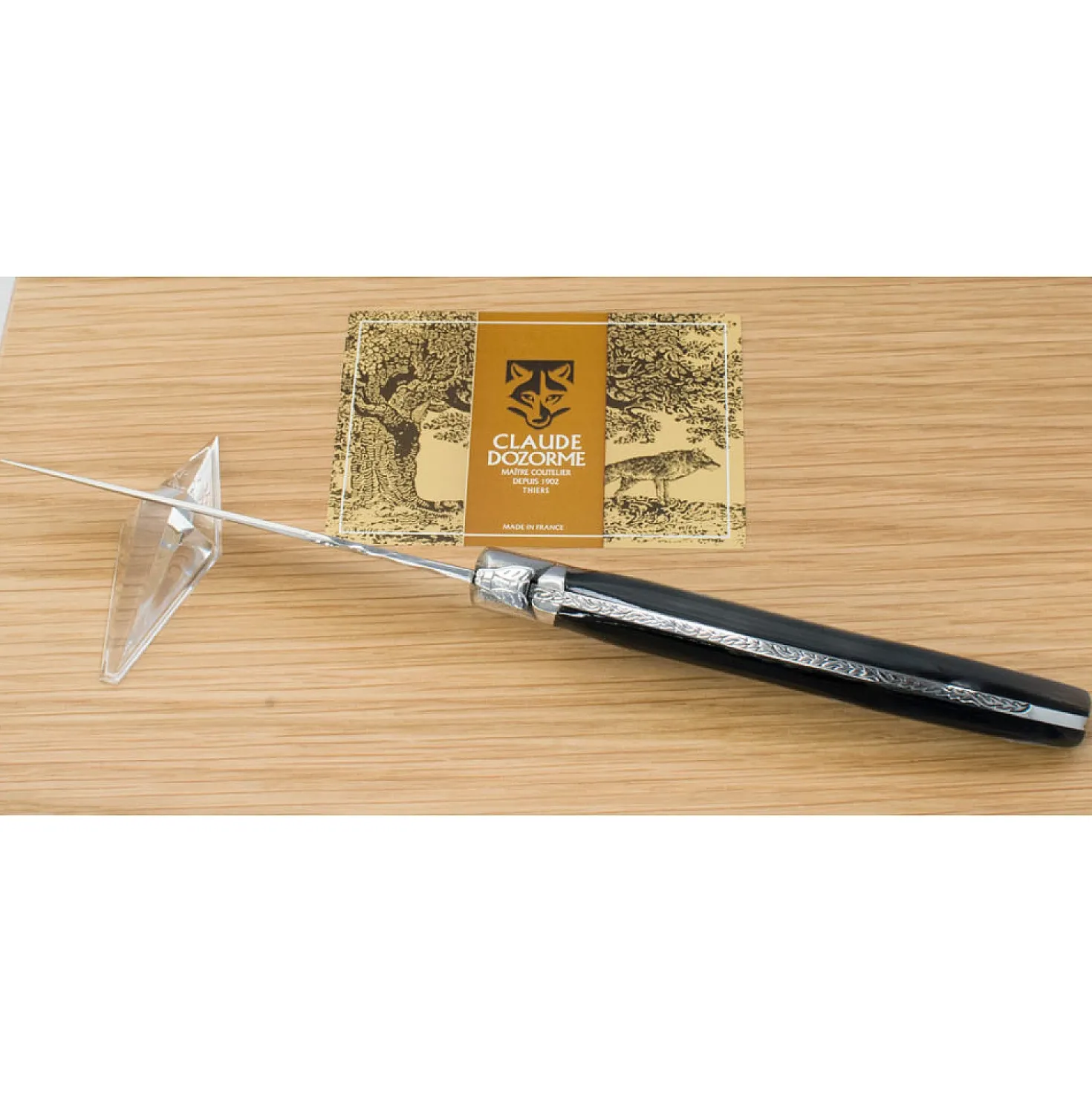 Claude Dozorme Laguiole Steakmessen Zwart Hout