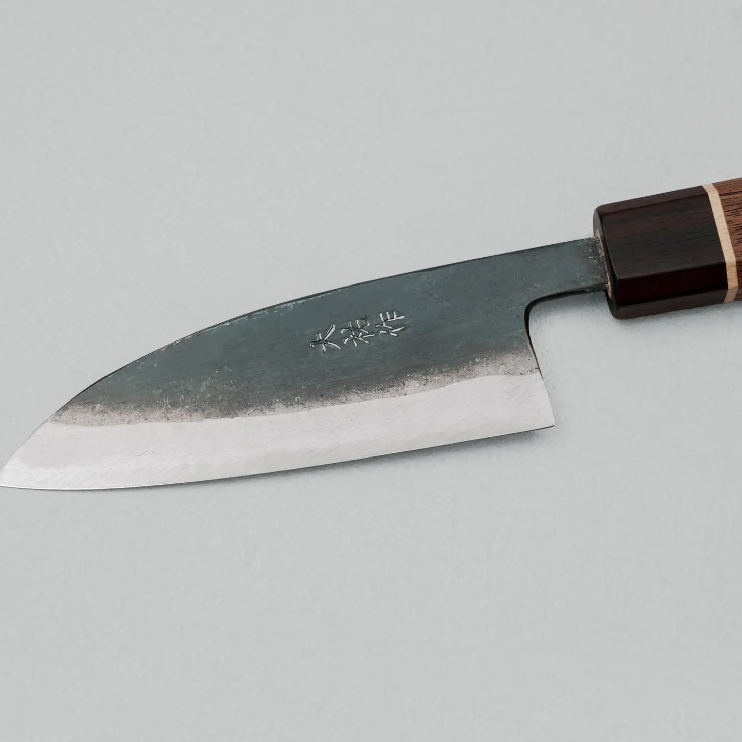 Daisuke Nishida Shiro #1 Walnut Ko-Santoku 12 cm