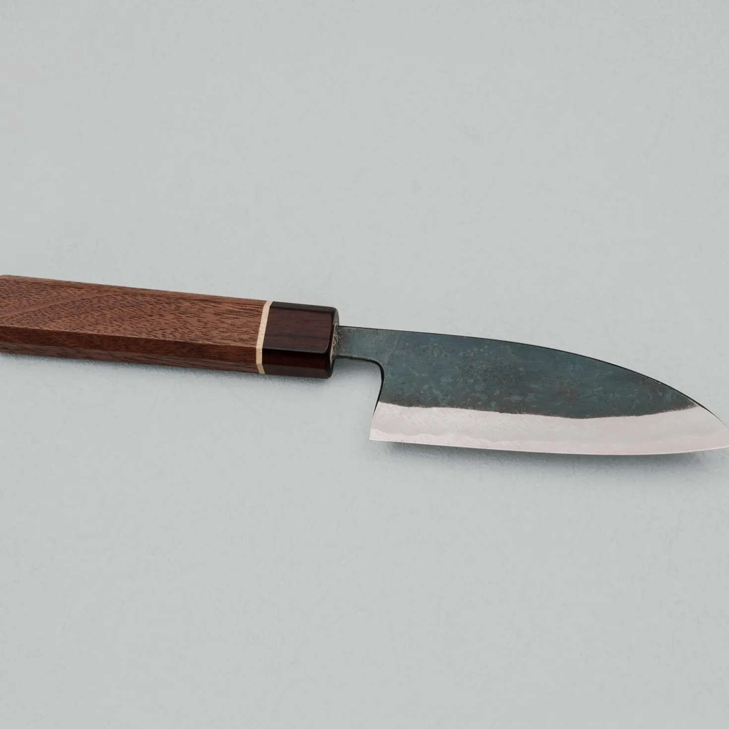 Daisuke Nishida Shiro #1 Walnut Ko-Santoku 12 cm