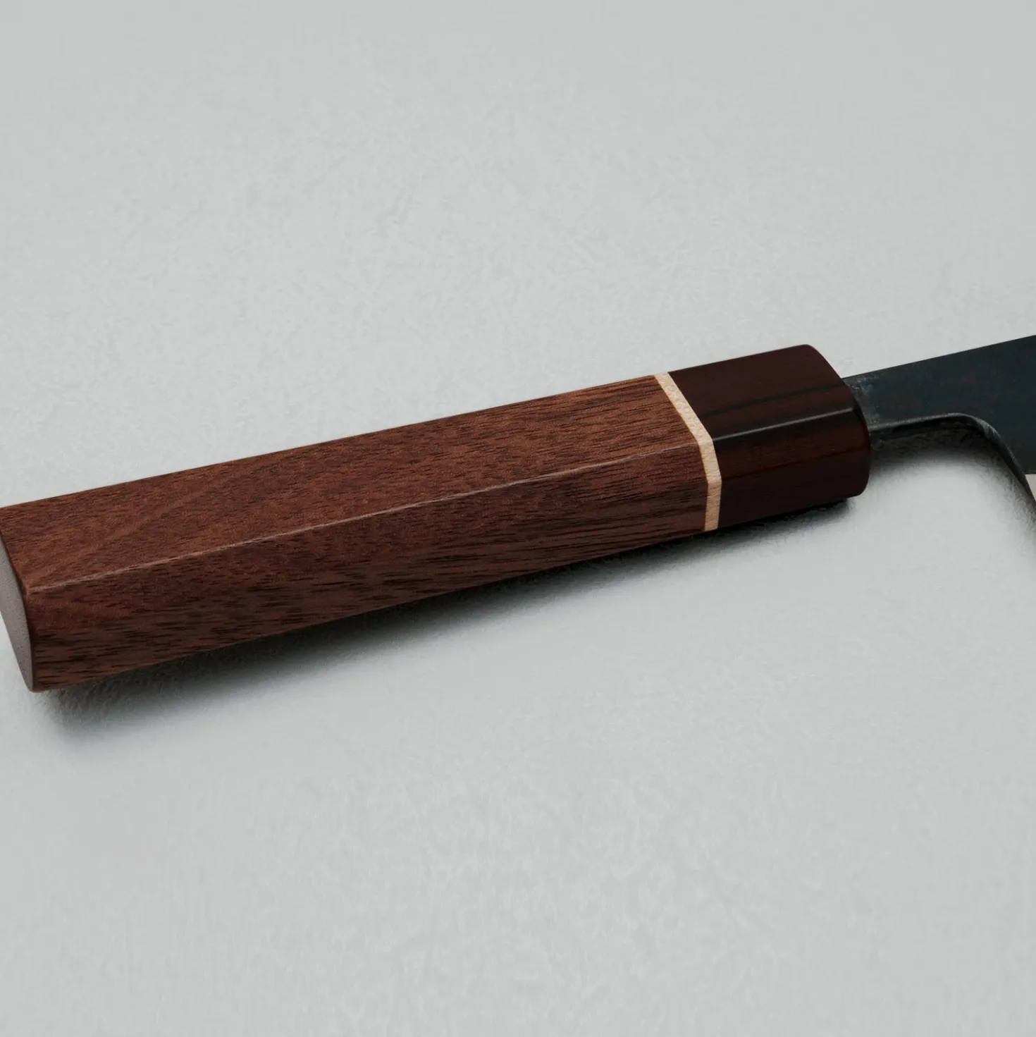 Daisuke Nishida Shiro #1 Walnut Ko-Santoku 12 cm