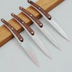 Deejo Steakmessenset Rozenhout (4 stuks)
