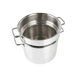 Demeyere Apollo Hoge Kookpan 24 cm + Pasta-inzet
