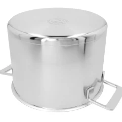 Demeyere Silver 7 Hoge Soeppan Met Deksel 24 cm