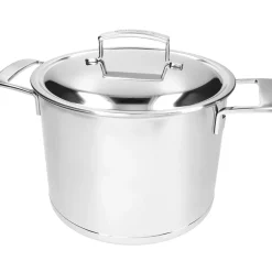 Demeyere Silver 7 Hoge Soeppan Met Deksel 24 cm