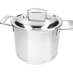 Demeyere Silver 7 Hoge Soeppan Met Deksel 20 cm