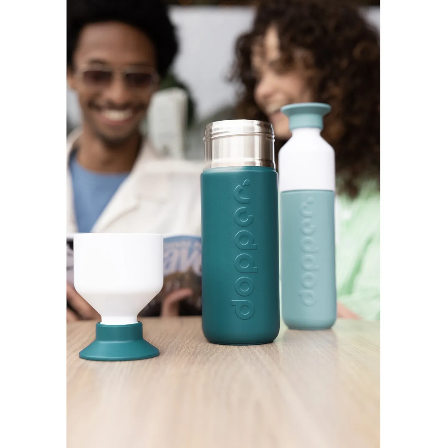 Dopper Isoleerfles Bottlenose Blue 350 ml