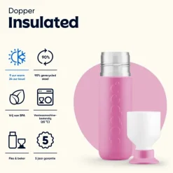 Dopper Isoleerfles Pelican Pink 350 ml