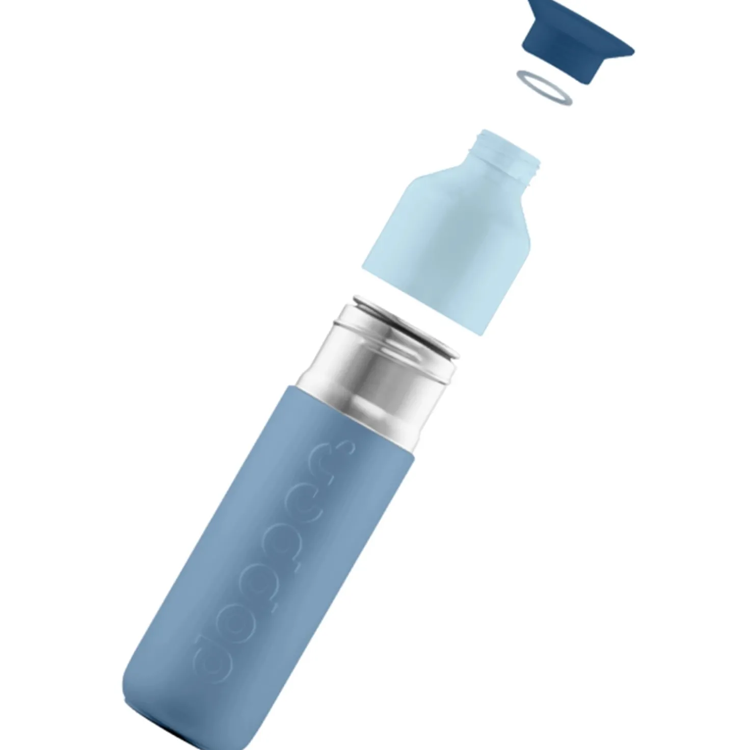 Dopper Steel Waterfles Coastal Blue BPA vrij (490 ml)