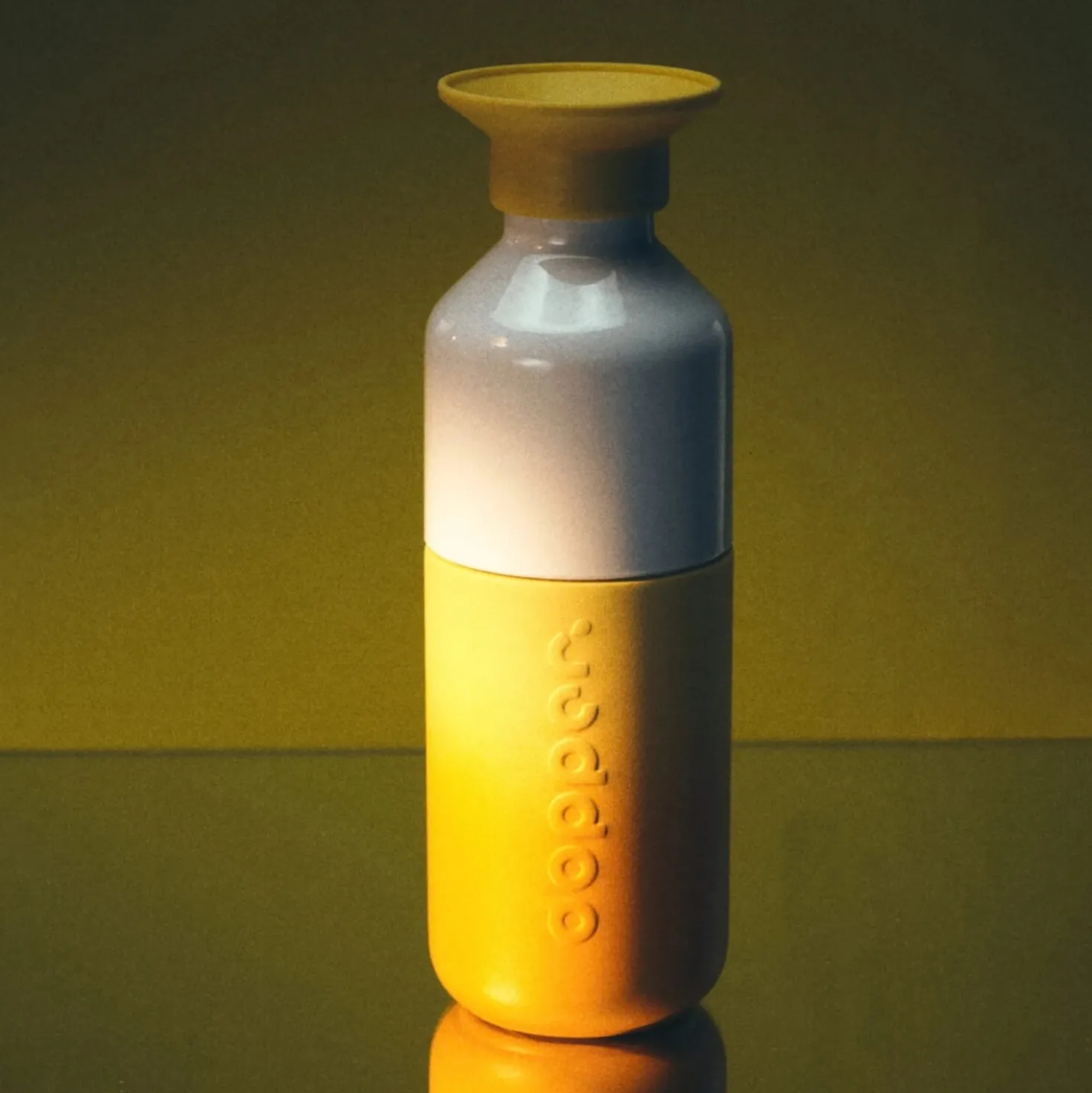 Dopper Steel Waterfles Sunrise Yellow BPA vrij (350 ml)