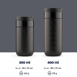Dopper Travel Mug Blazing Black 300 ml