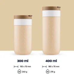Dopper Travel Mug Earthy Brown 400 ml