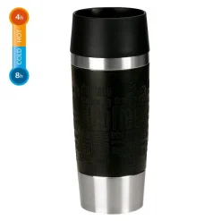 Emsa Reisbeker Zwart 360 ml
