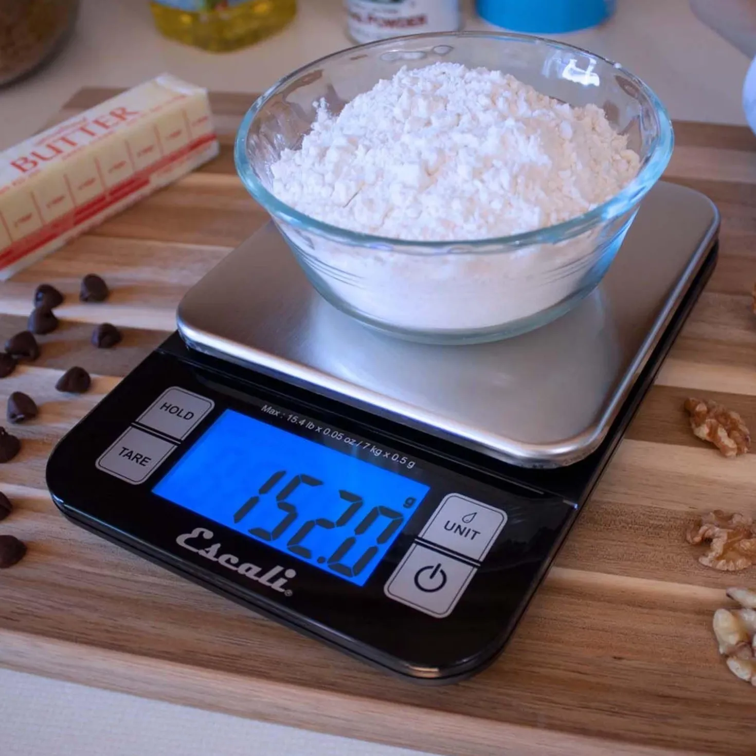 Escali Nutro digitale keukenweegschaal 7 kg