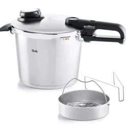 Fissler Vitavit Premium Snelkookpan Met StoomInzet (6 liter)
