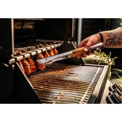 Forged BBQ Tang Olijfhout
